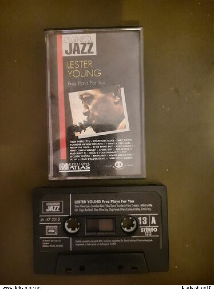 K7 Audio : Les Génies Du Jazz - Lester Young Prez Play For You - Cassettes Audio