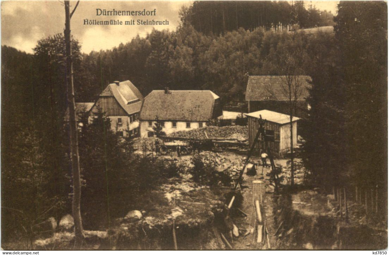 Dürrhennersdorf - Höllenmühle Mit Steinbruch - Goerlitz