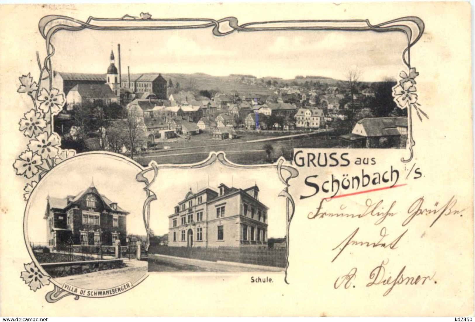 Gruss Aus Schöönbach In Sachsen - Görlitz