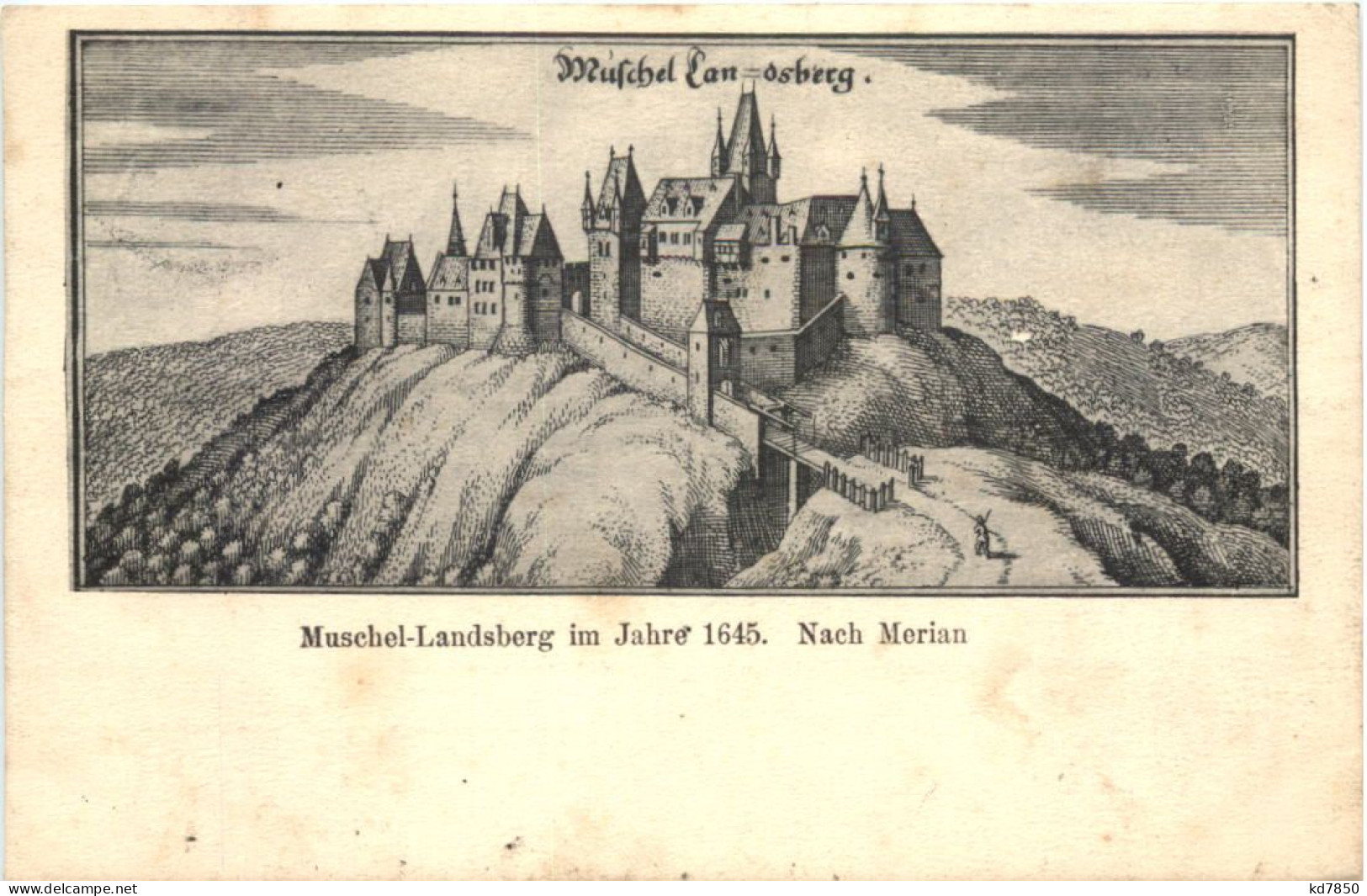 Muschel-Landsberg Im Jahre 1645 - Autres & Non Classés