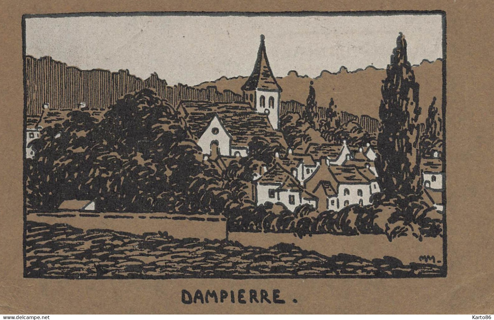 Dampierre En Yvelines * CPA Illustrateur * Au Dos Auberge St Pierre - Dampierre En Yvelines