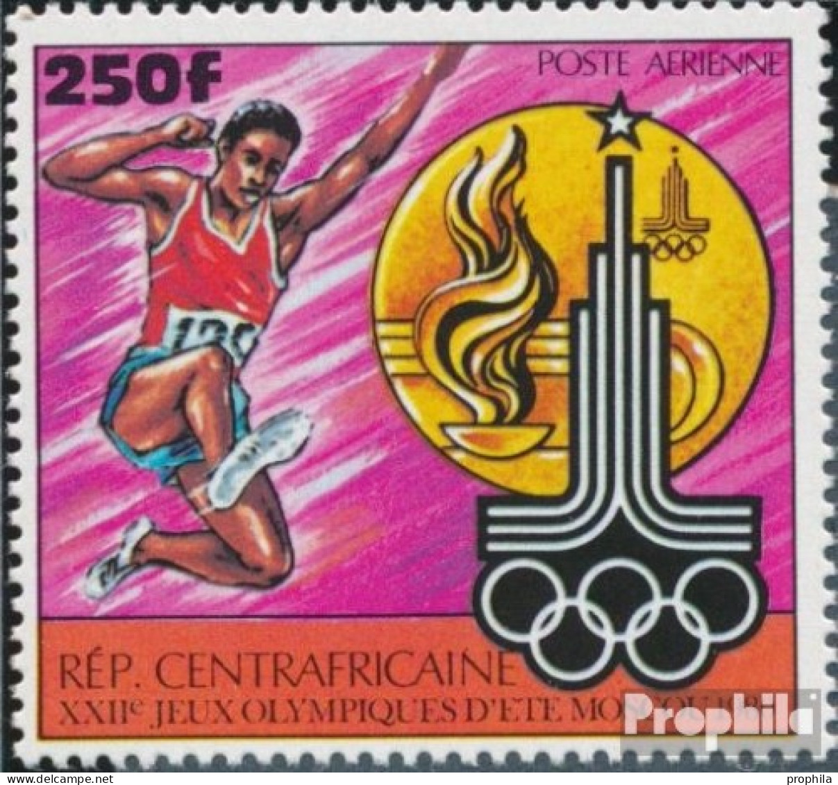 Zentralafrikanische Republik 685 (kompl.Ausg.) Postfrisch 1980 Olympia - Nuevos