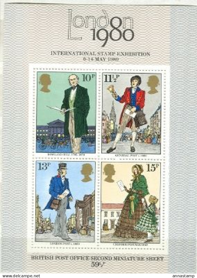 Great Britain MNH SS - Philatelic Exhibitions