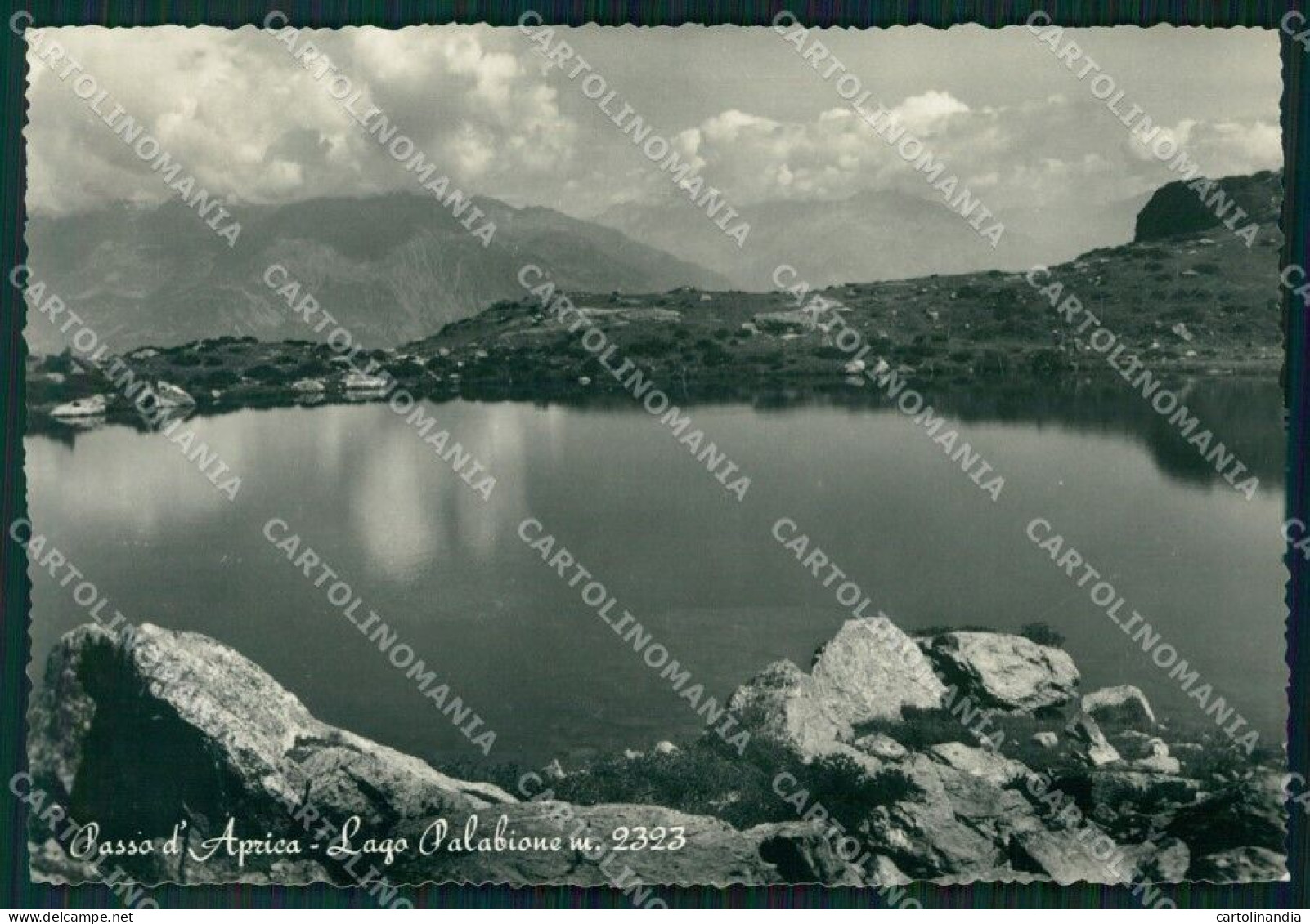 Sondrio Passo D'Aprica Lago Palabione FG Foto Cartolina KB5421 - Sondrio