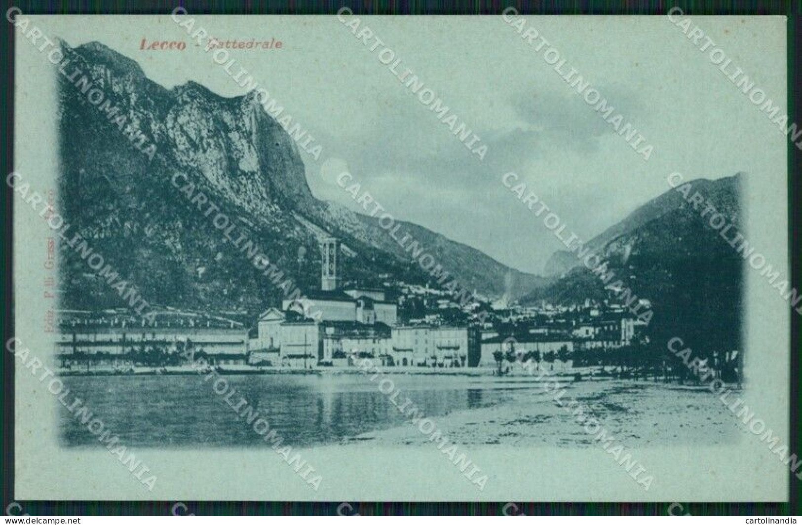 Lecco Città Chiaro Di Luna Cartolina ZK5214 - Lecco