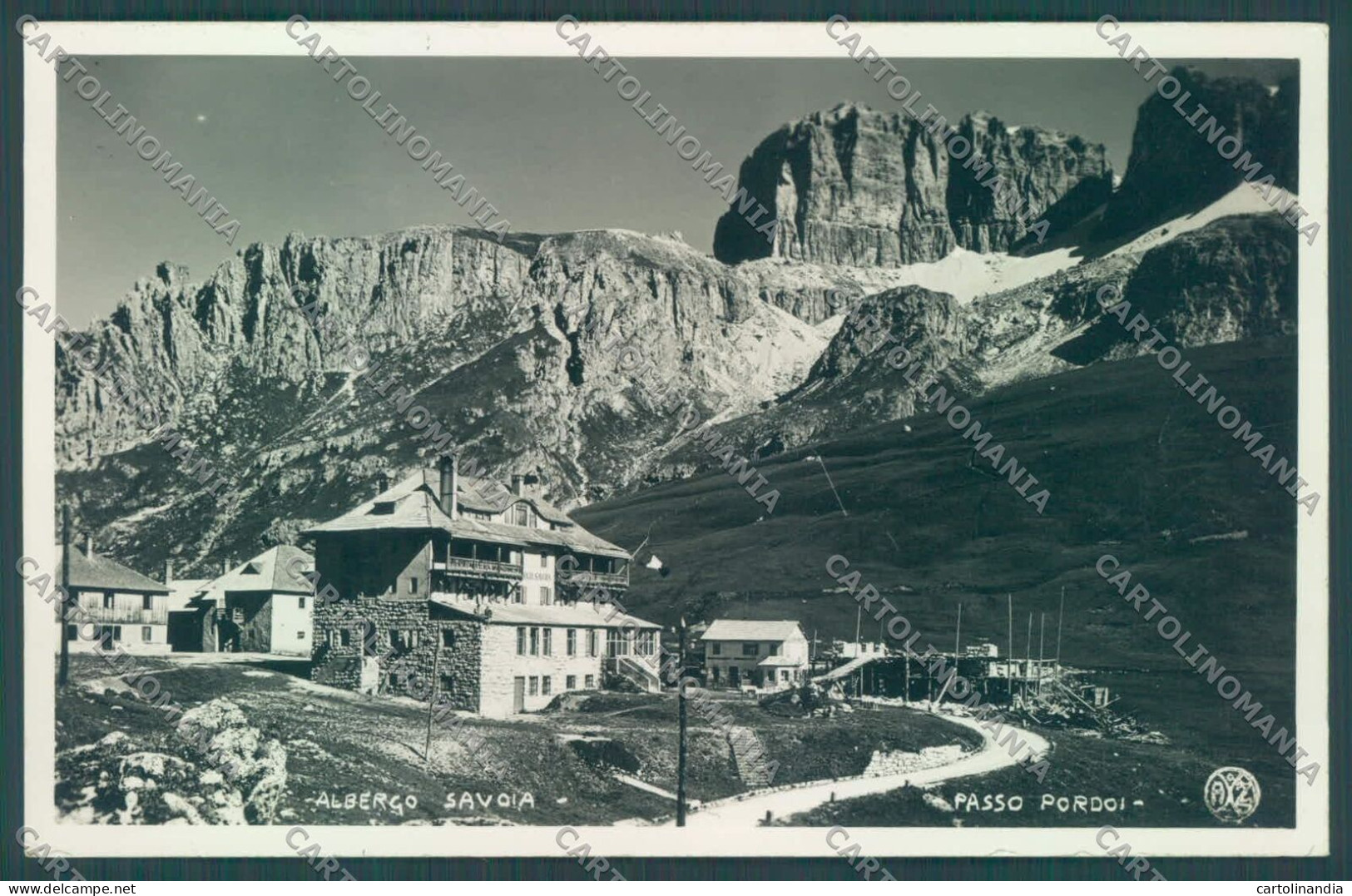 Belluno Arabba Albergo Savoia Passo Pordoi Foto Cartolina ZC4066 - Belluno