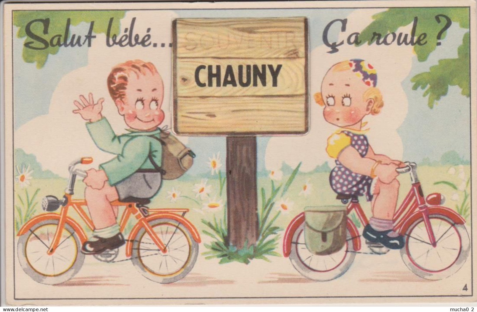 02 - CHAUNY - CARTE A SYSTEME - Chauny