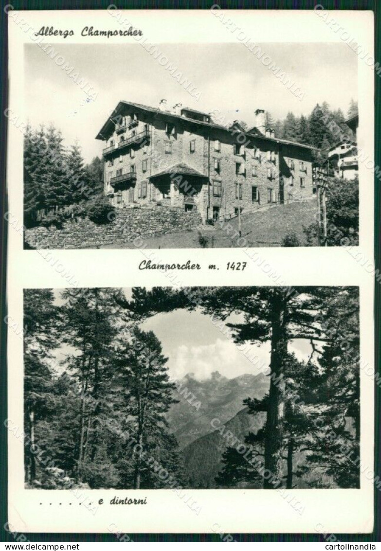 Aosta Champorcher PIEGHINA Foto FG Cartolina ZK2507 - Aosta
