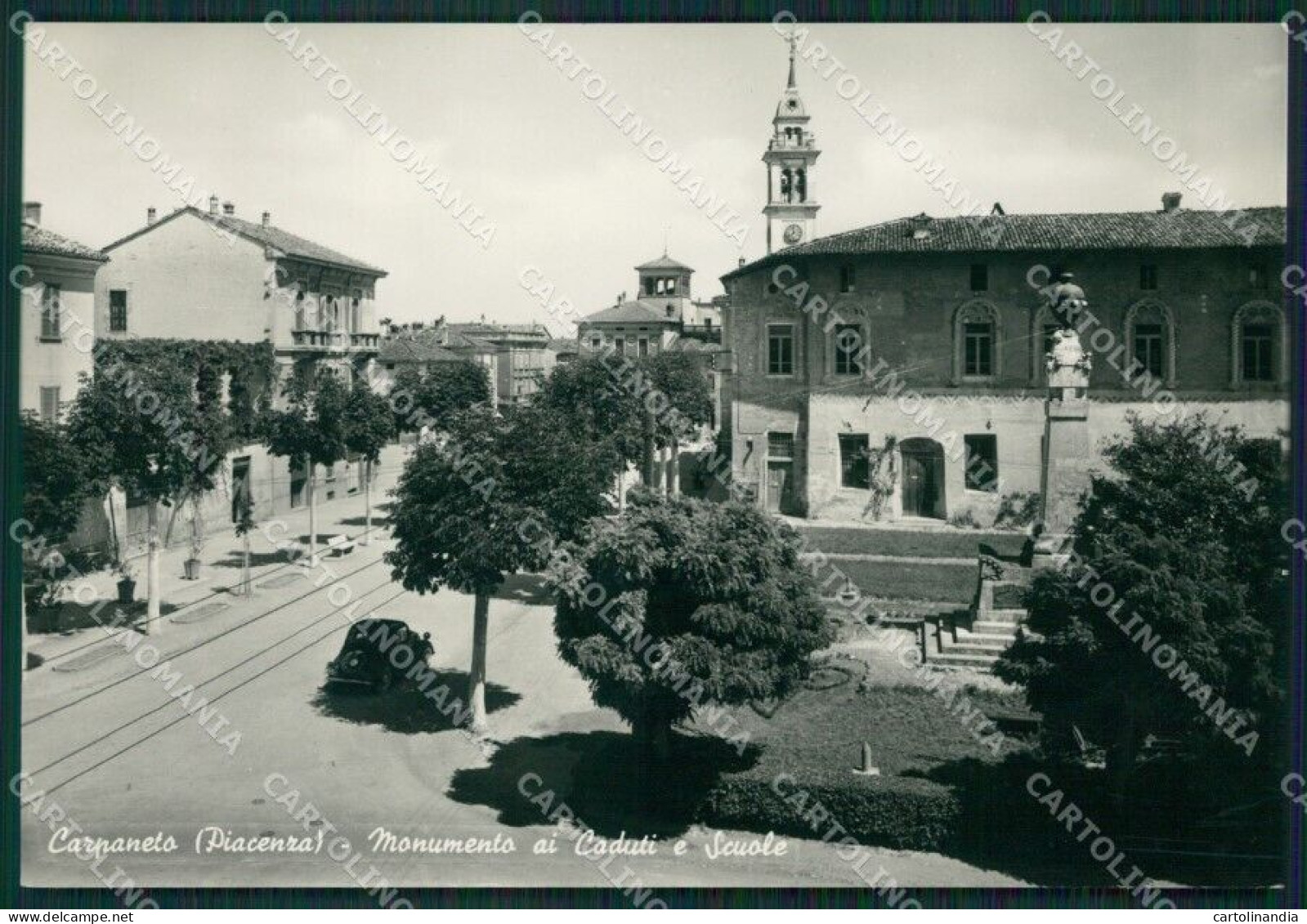 Piacenza Carpaneto Auto Foto FG Cartolina ZK3378 - Piacenza