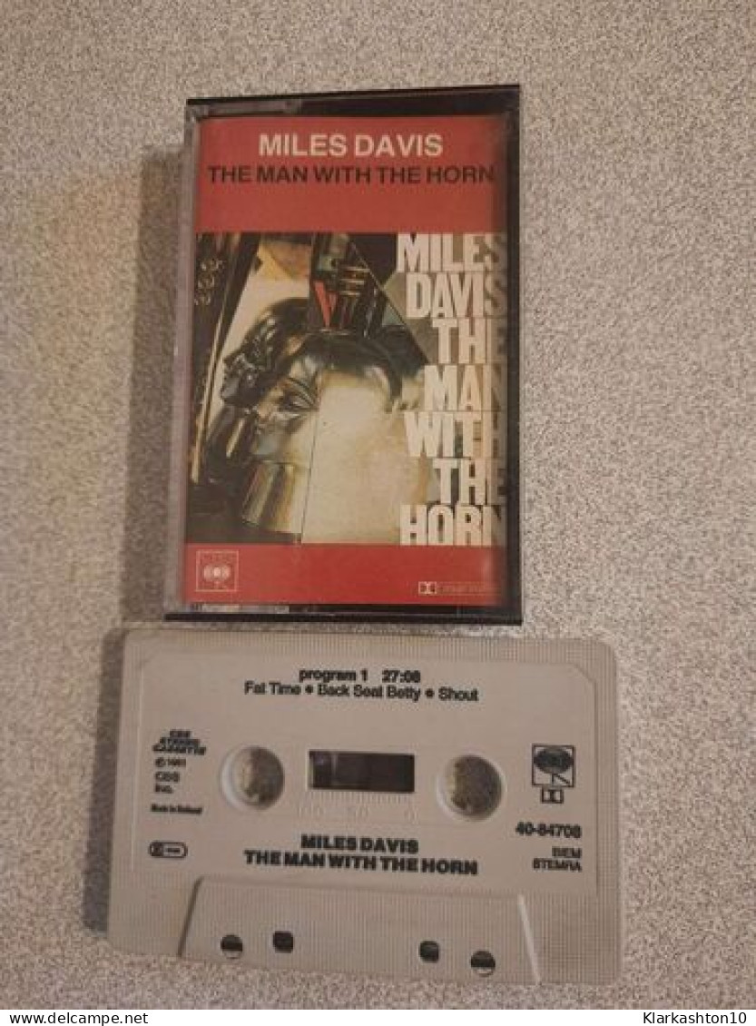 K7 Audio : Miles Davis - The Man With The Horn - Audiocassette