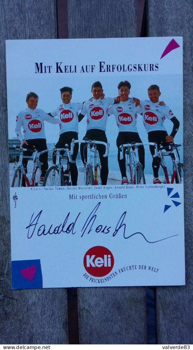 Cyclisme - Keli 1992 Signé - Radsport