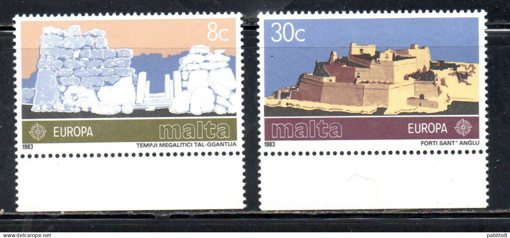 MALTA 1983 EUROPA CEPT UNITA COMPLETE SET SERIE COMPLETA MNH - Malta