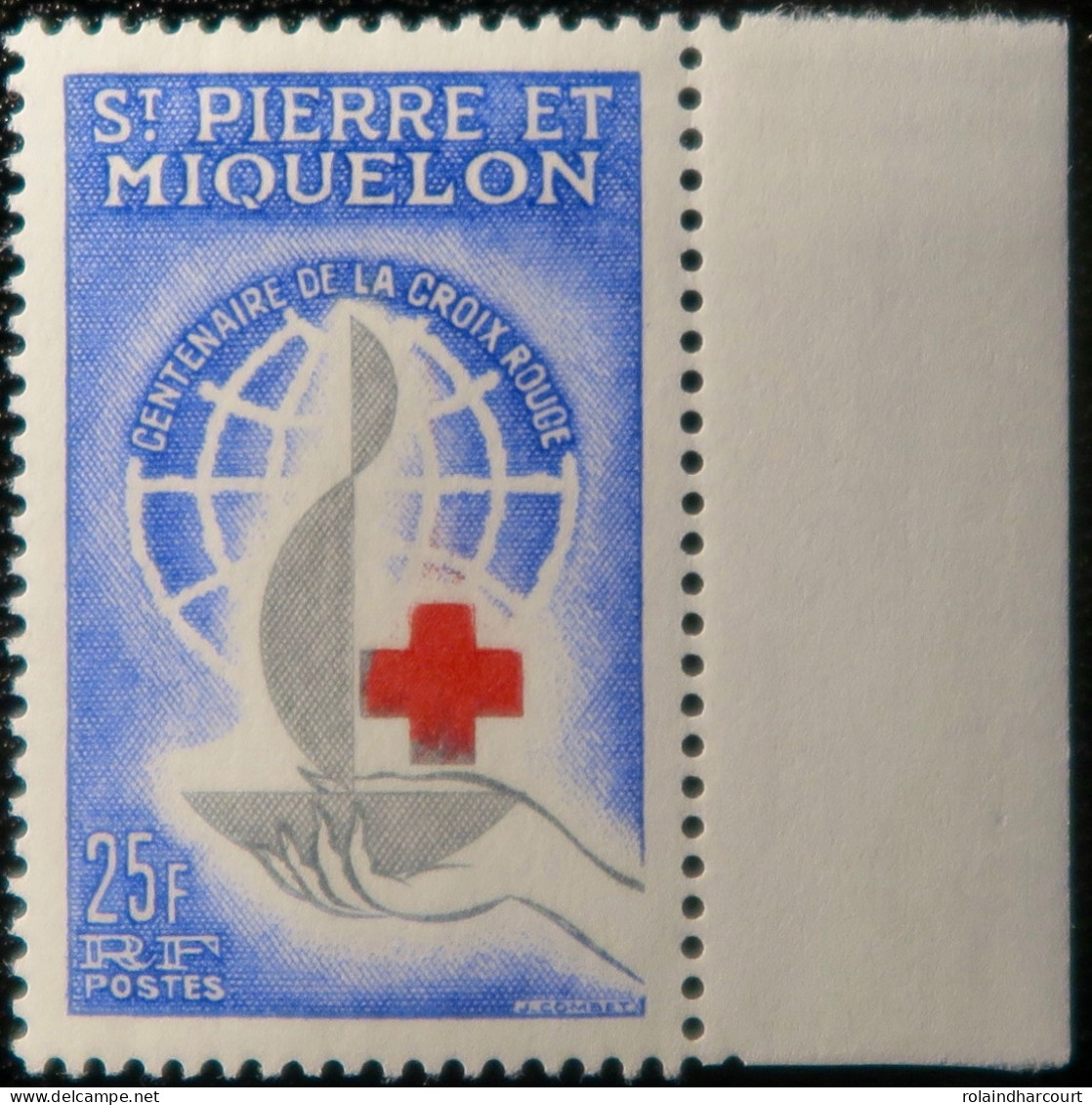 R2253/688 - S.P.M. - 1963 - Croix-rouge - N°369 NEUF* BdF - Nuevos