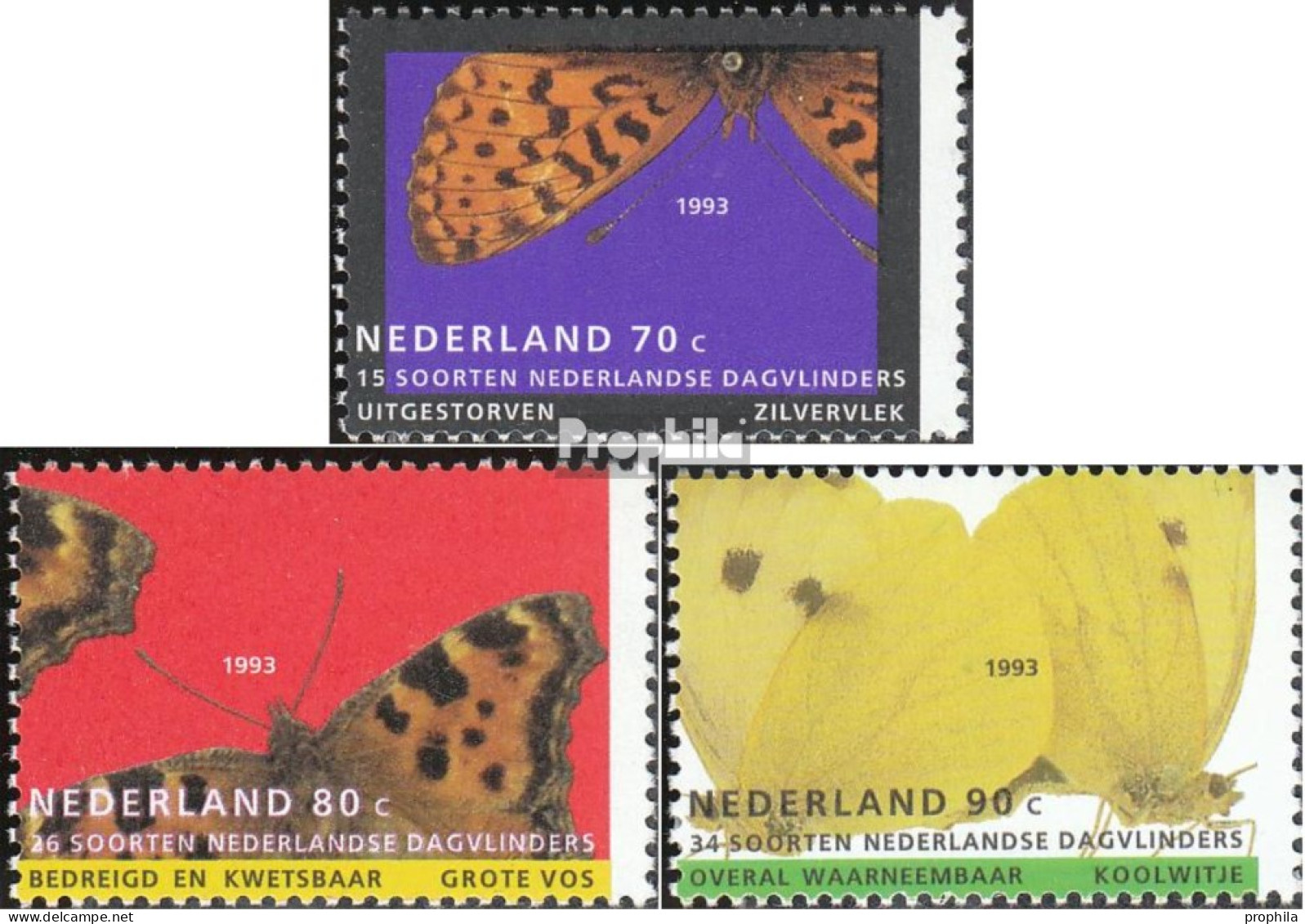 Niederlande 1470-1472 (kompl.Ausg.) Postfrisch 1993 Natur Und Umwelt - Neufs