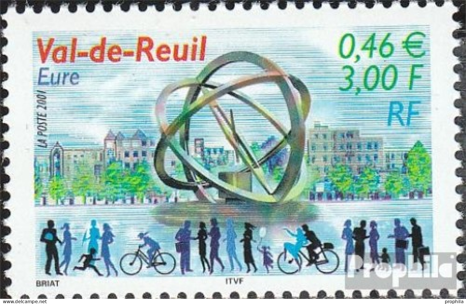 Frankreich 3566 (kompl.Ausg.) Postfrisch 2001 Tourismus - Neufs