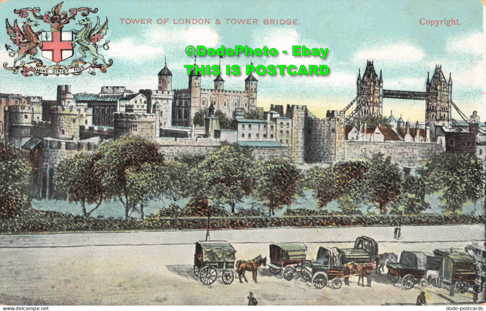 R430074 Tower Of London And Tower Bridge. D. And D - Autres & Non Classés