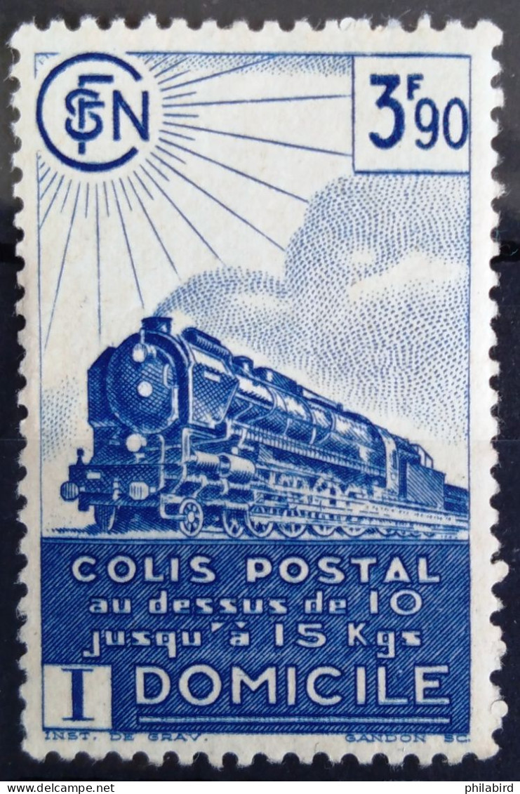 FRANCE                          COLIS POSTAUX   N° 184                        NEUF* - Mint/Hinged