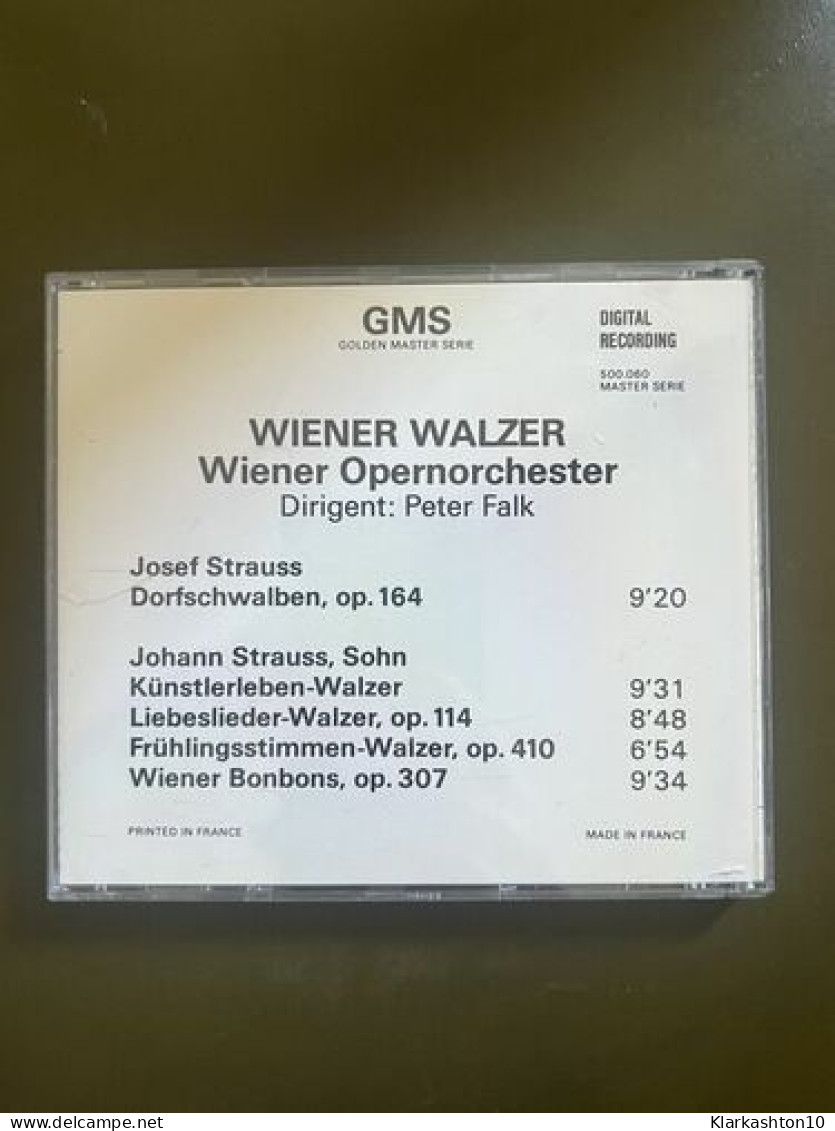 Wiener Walzer : Wierner Opernorchester - Dorfschwalben Und Andere - Otros & Sin Clasificación