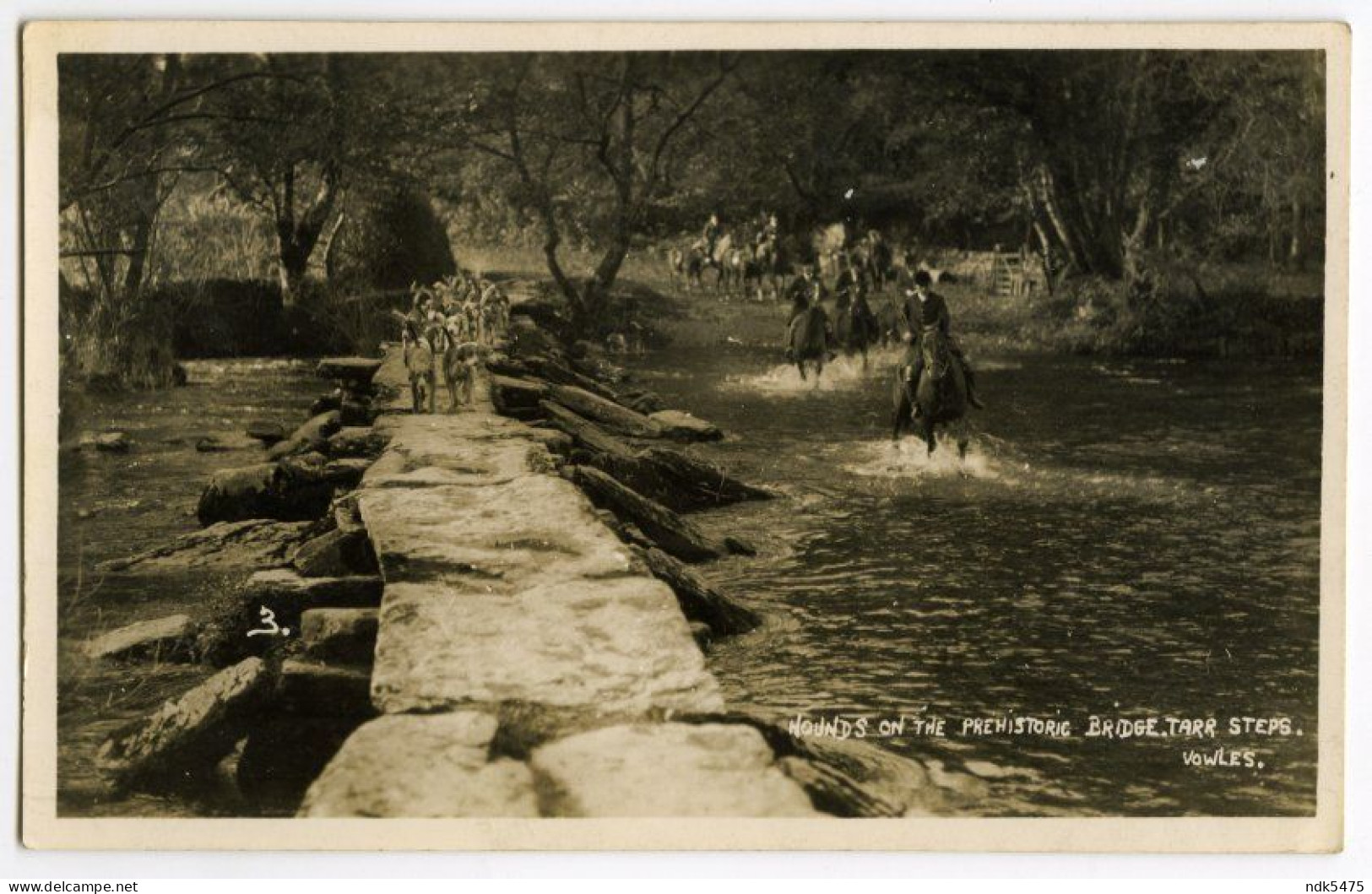 TARR STEPS - HOUNDS ON THE PREHISTORIC BRIDGE / FOX HUNTING - Other & Unclassified