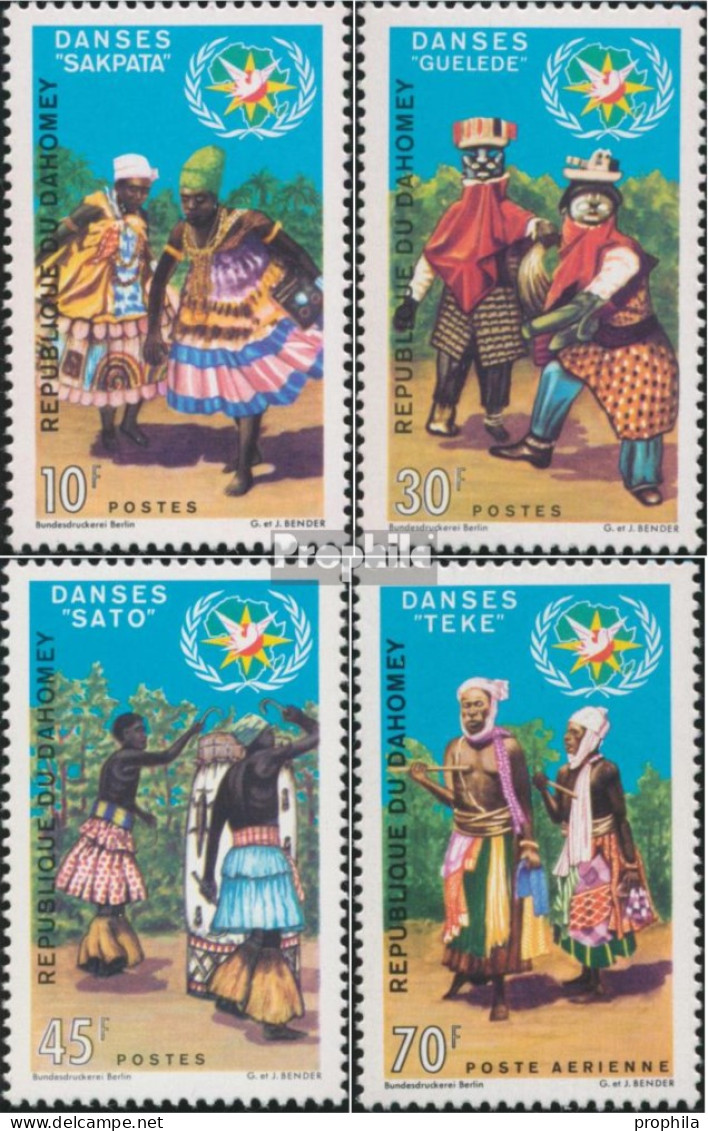 Dahomey 395-398 (kompl.Ausg.) Postfrisch 1969 Tänze - Bénin – Dahomey (1960-...)