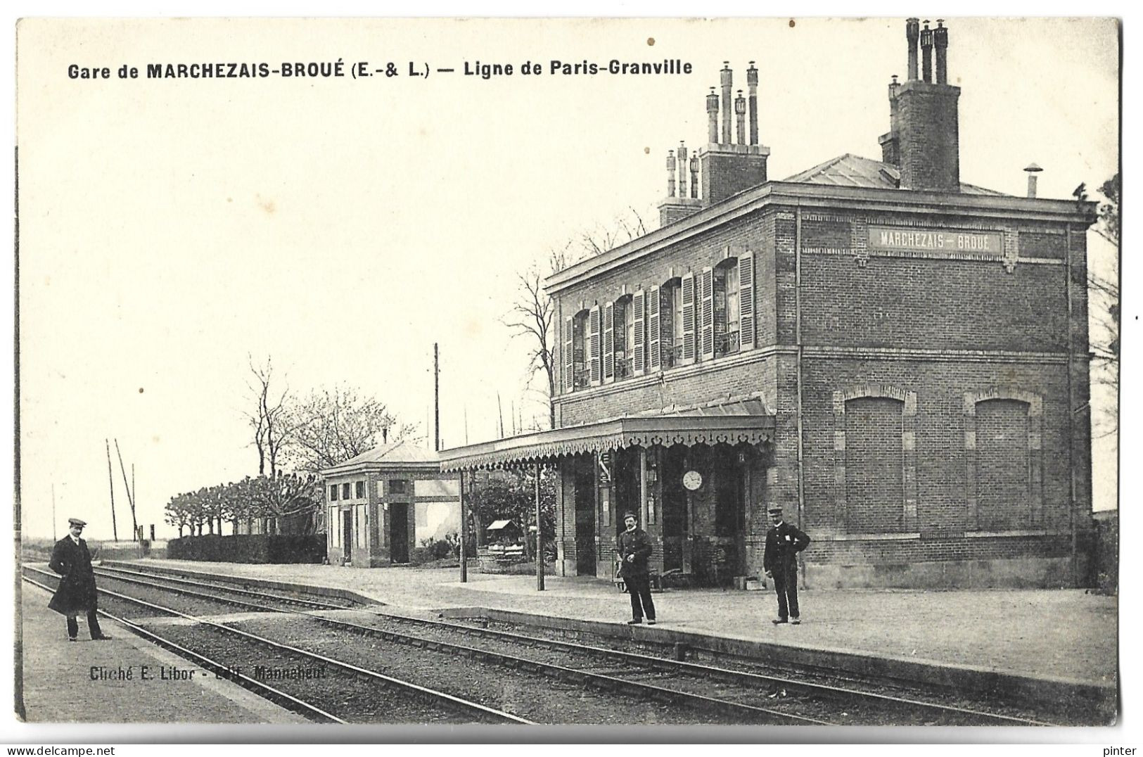 MARCHEZAIS BROUE - La Gare - Ligne De Paris-Granville - Other & Unclassified