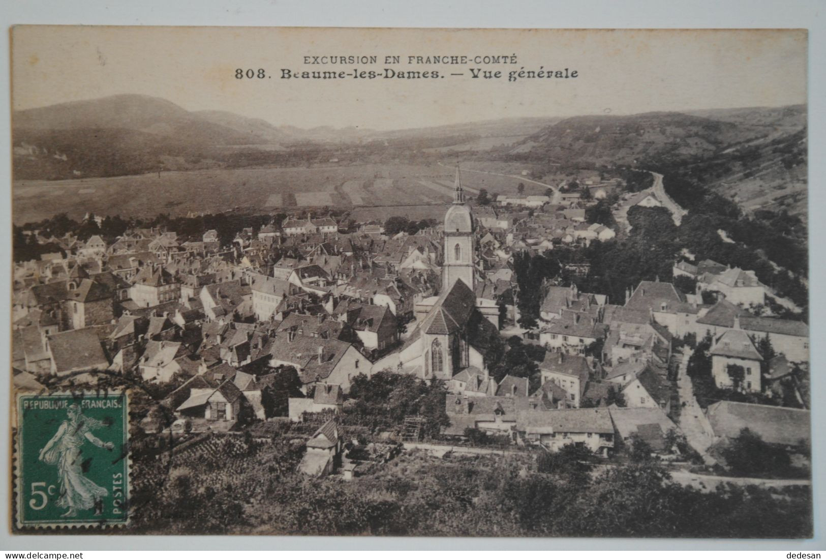 CPA 1914 Beaume Les Dames Vue Générale -  CHA02 - Baume Les Dames