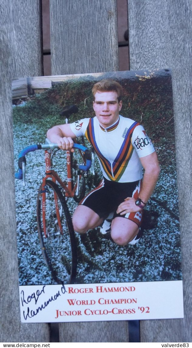 Cyclisme - Roger Hammond Champion Du Monde Signé - Cyclisme