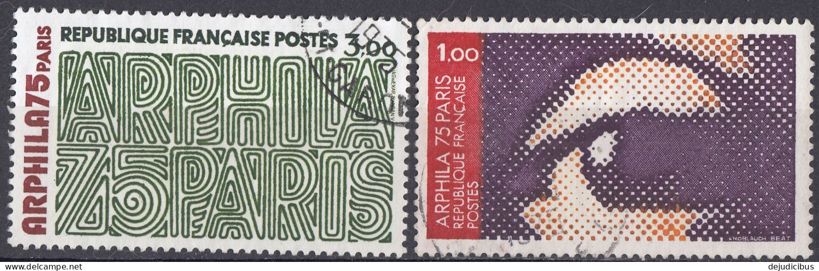 FRANCE - 1975 - Lotto Di 2 Valori Usati: Yvert 1830 E 1832. - Gebraucht
