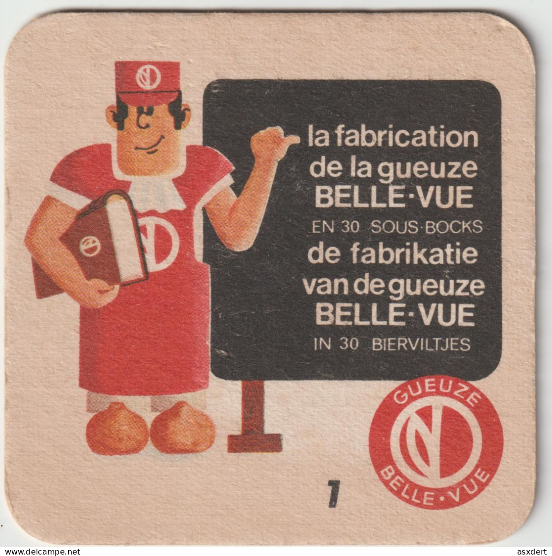 Viltje  Geuze Belle-Vue - Beer Mats