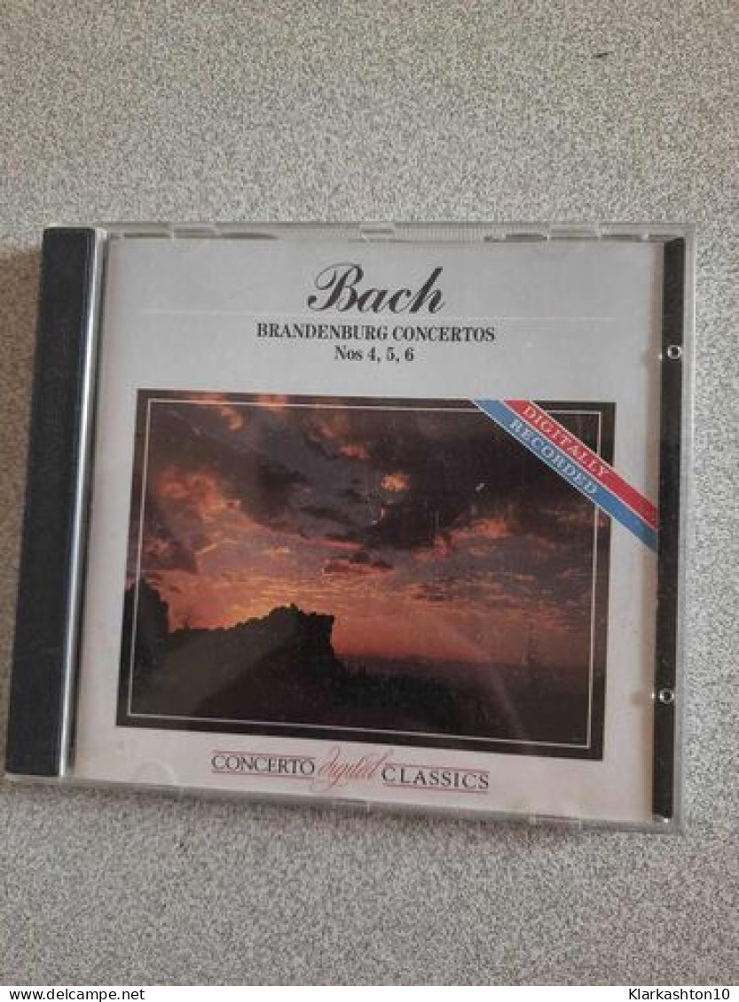 Cd Bach - Brandenburg Concertos Nºs 4 5 6 - Otros & Sin Clasificación