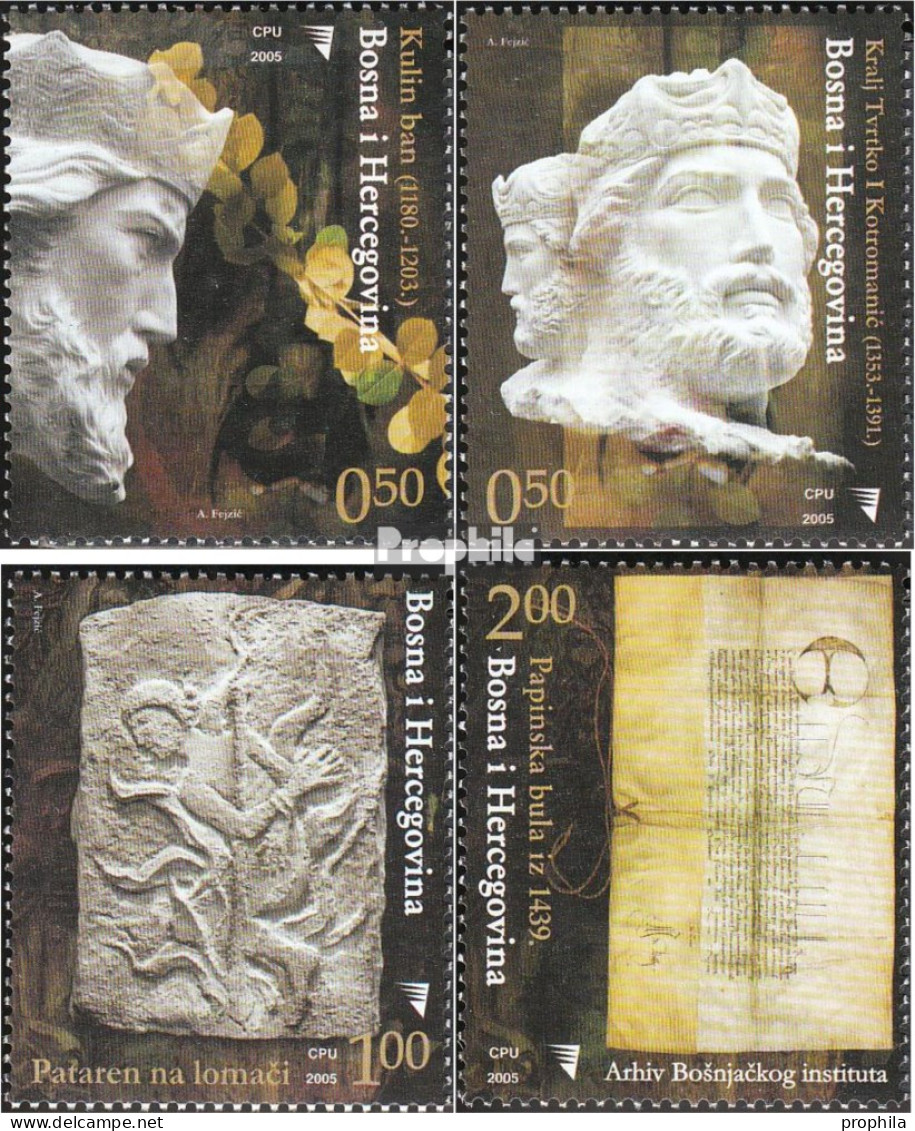 Bosnien-Herzegowina 411-414 (kompl.Ausg.) Postfrisch 2005 Bogomilen - Bosnia Erzegovina