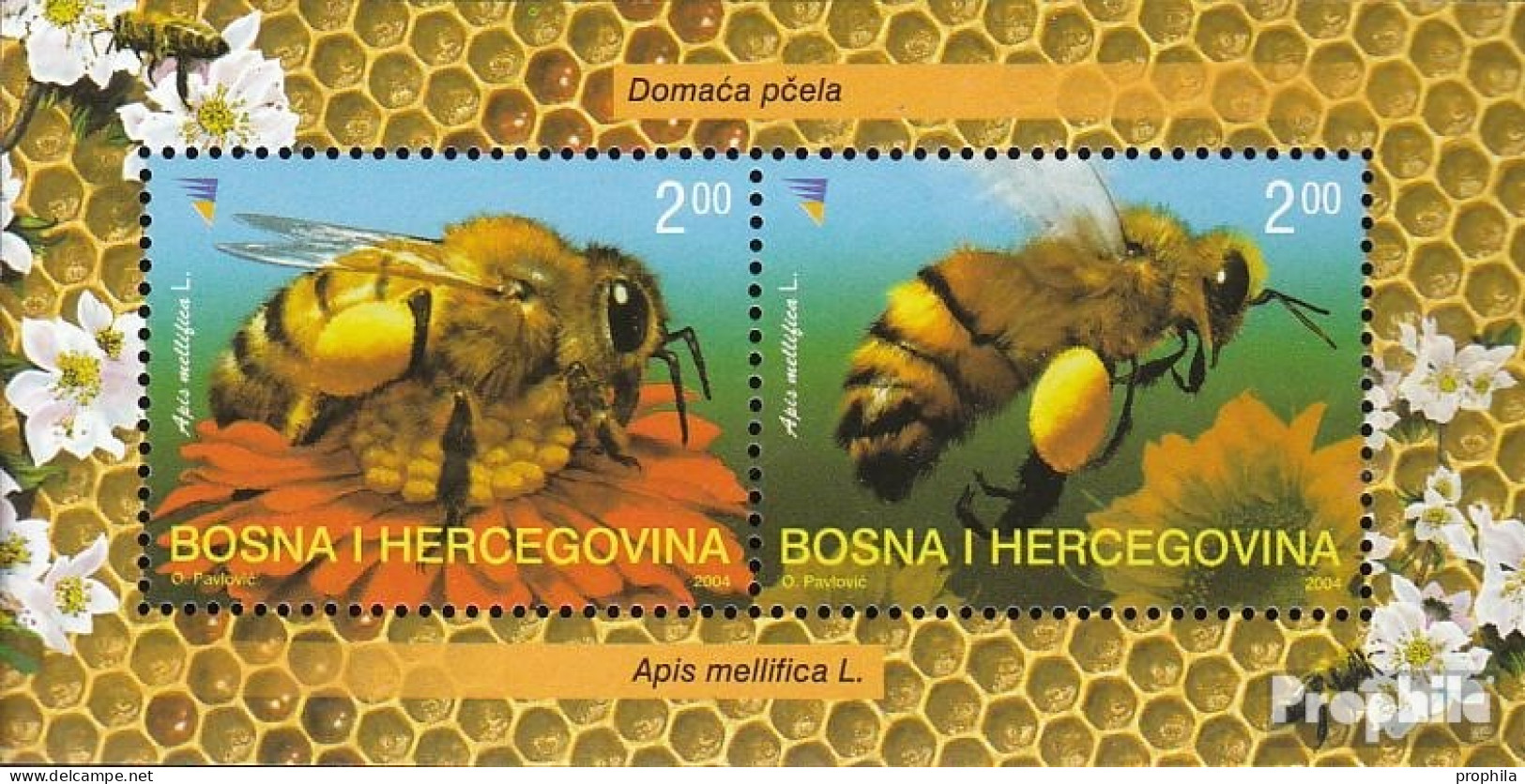 Bosnien-Herzegowina Block22 (kompl.Ausg.) Postfrisch 2004 Honigbiene - Bosnia And Herzegovina