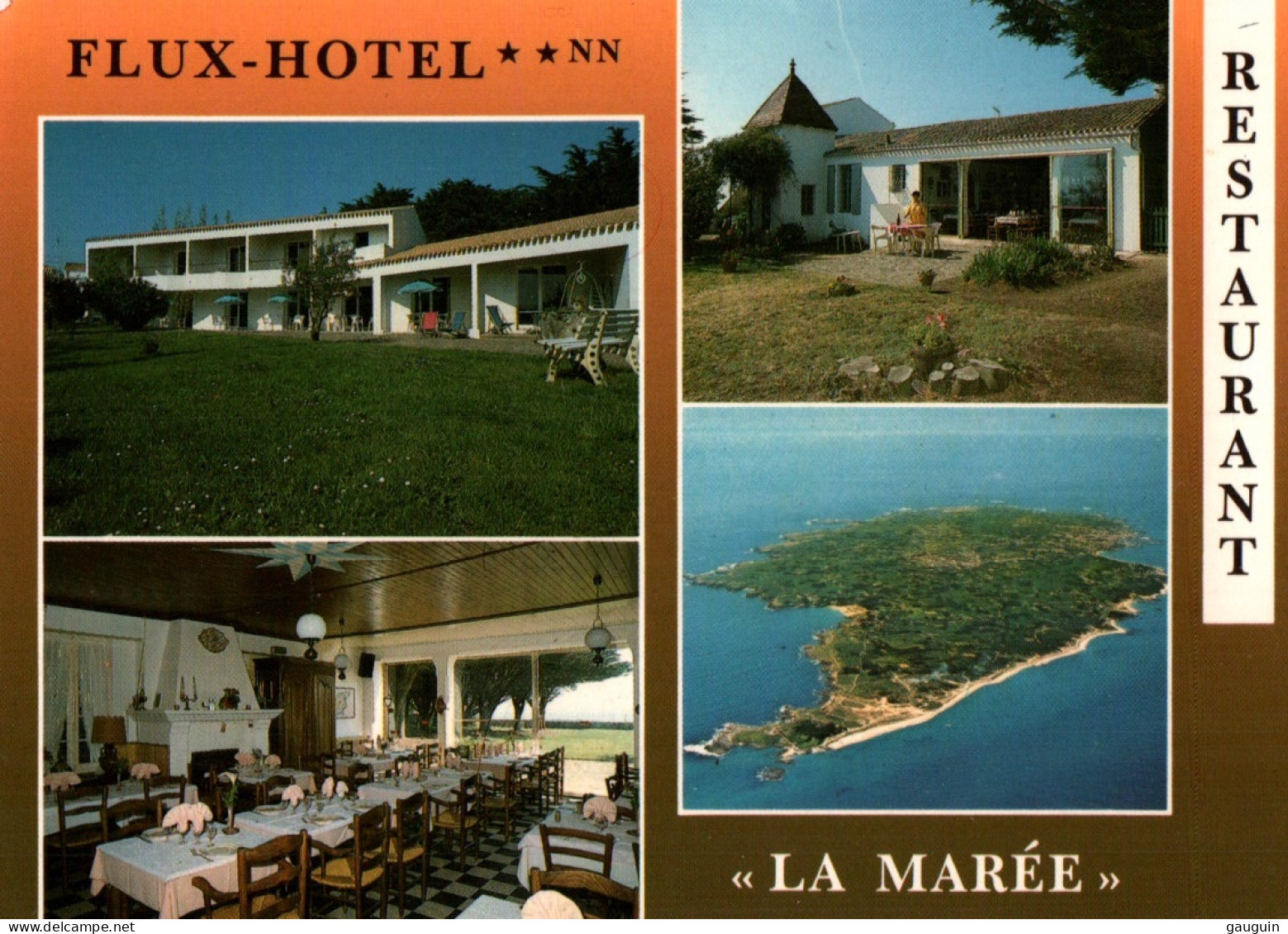 CPM - ÎLE D'YEU - Restaurant "La Marée" Flux-Hotel Rue Pierre Henry - Edition Studio R.Turbe - Ile D'Yeu