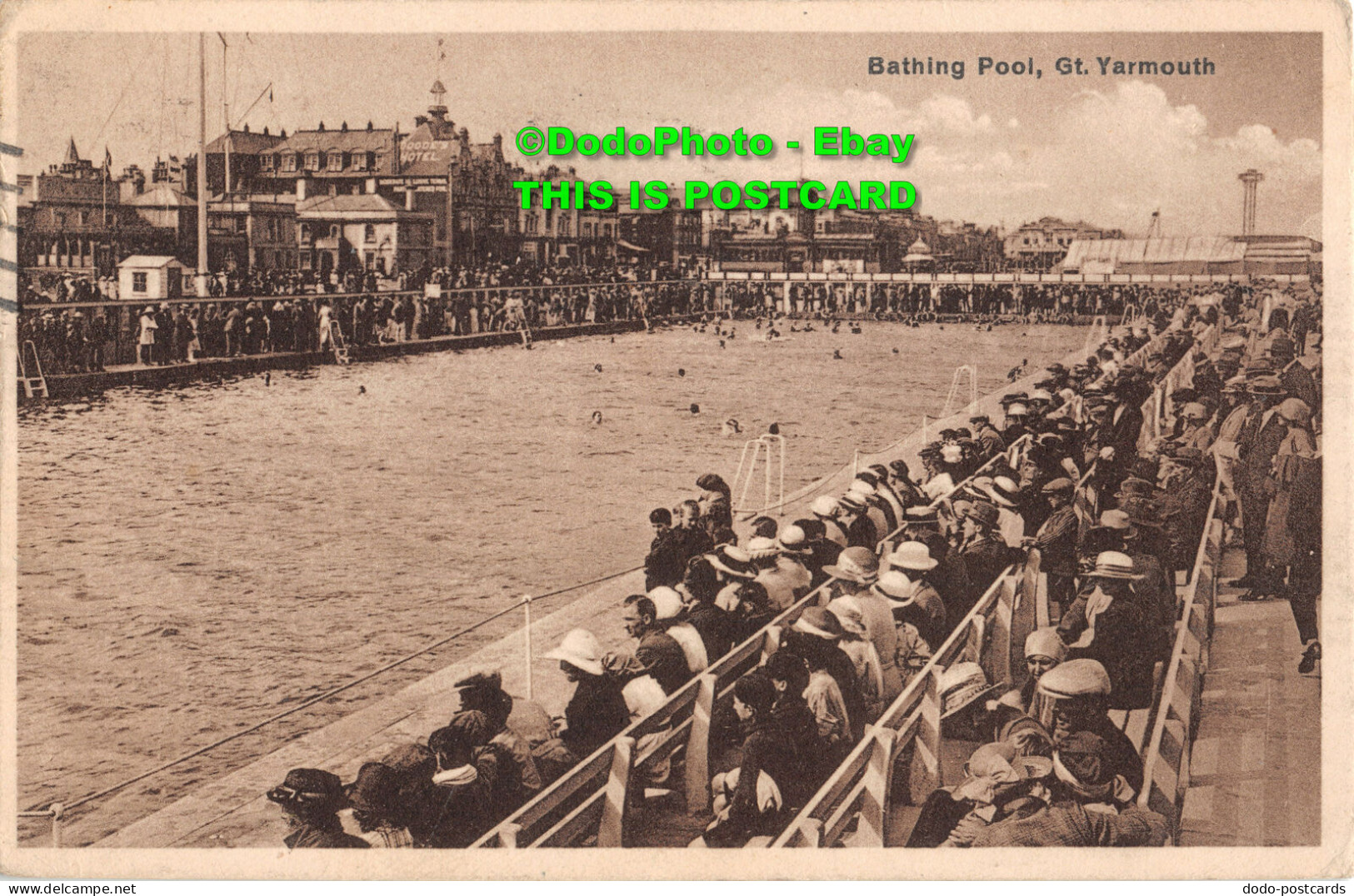 R430326 Bathing Pool. Gt. Yarmouth. 1929 - Wereld