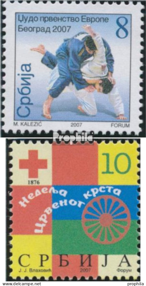 Serbien Z7,Z9 (kompl.Ausg.) Postfrisch 2007 Zwangszuschlag - Serbia