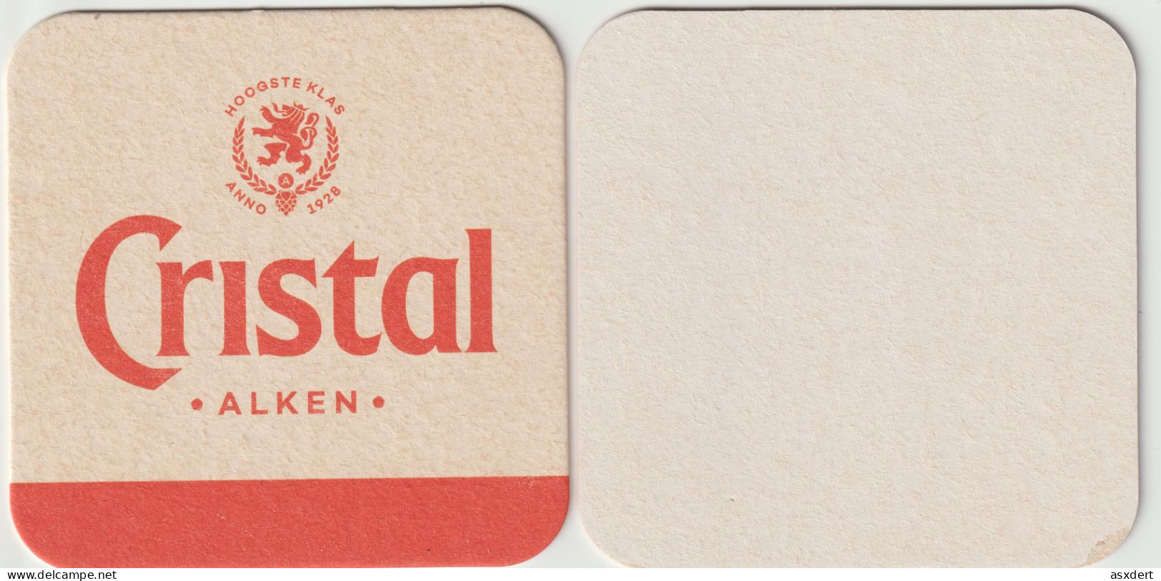 Viltje  Cristal Alken   Hoogsteklas - Beer Mats