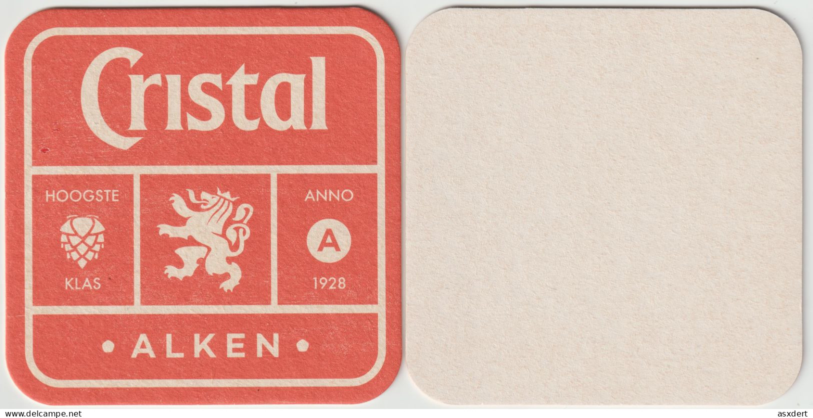 Viltje  Cristal Alken   Hoogsteklas - Beer Mats