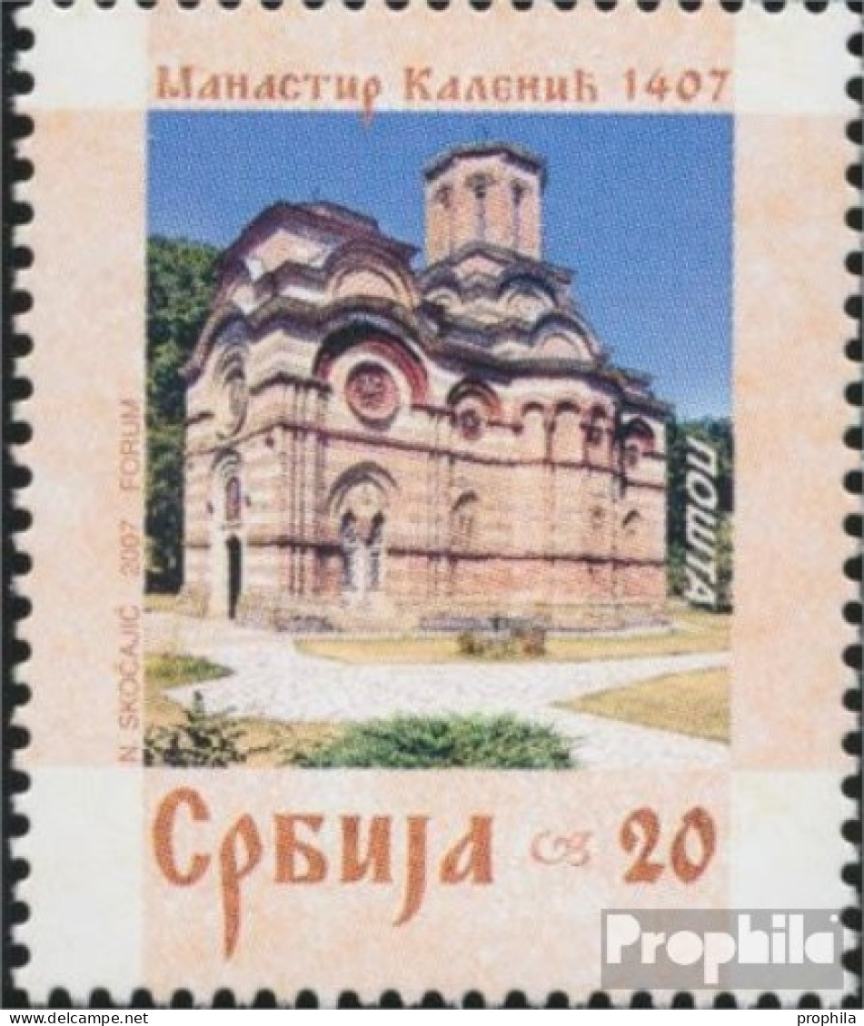 Serbien 214 (kompl.Ausg.) Postfrisch 2007 Kloster Kalenic - Serbia