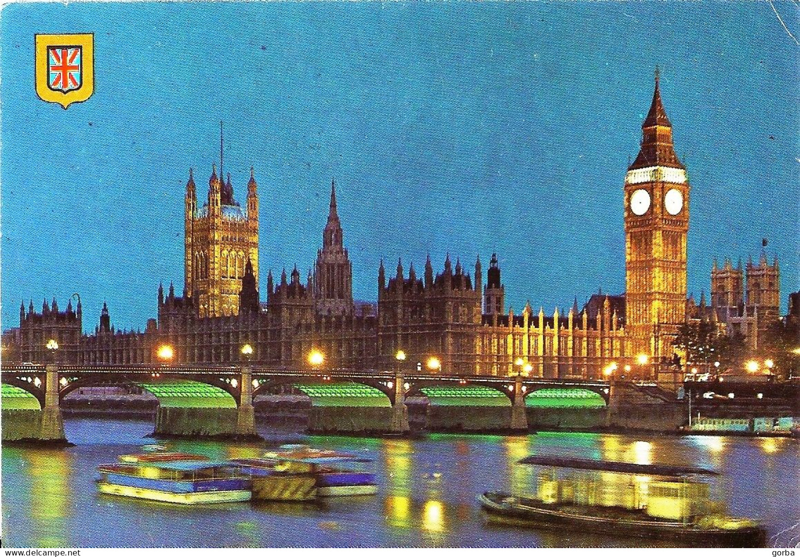 *CPM - ROYAUME-UNI - ANGLETERRE - LONDRES - Maison Du Parlement - Big Ben - Vue De Nuit - Houses Of Parliament
