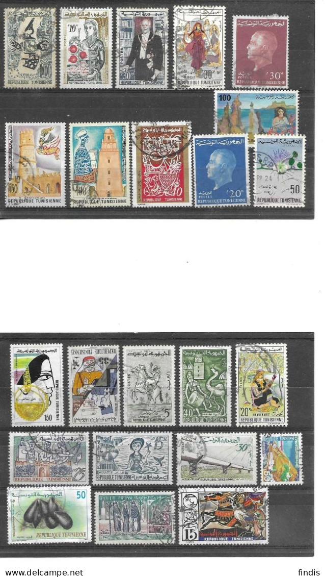 TUNISIE (Rep)  Lot Oblitérés - Tunisie (1956-...)