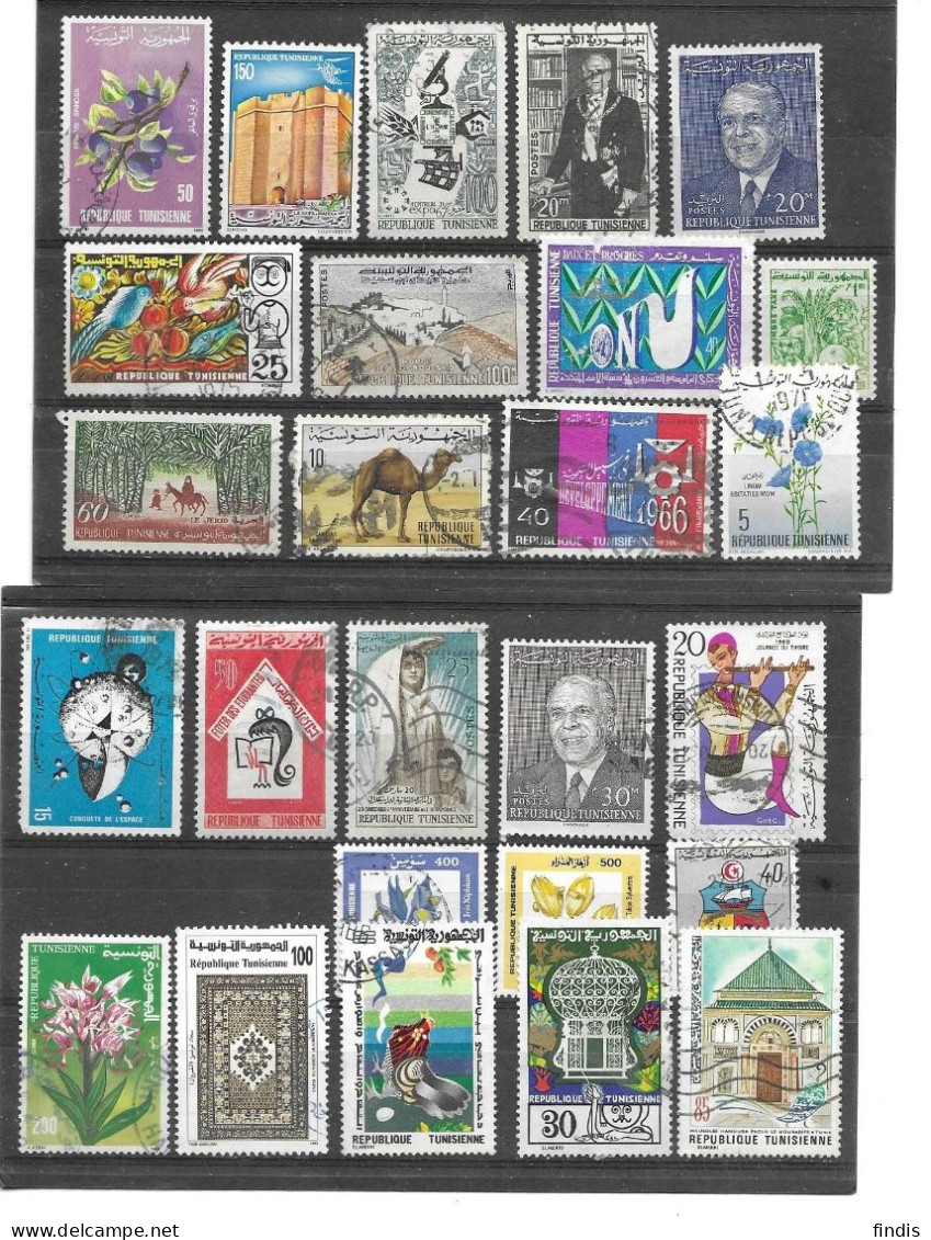 TUNISIE (Rep)  Lot Oblitérés - Tunisia (1956-...)