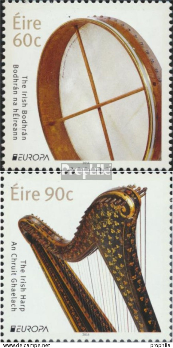 Irland 2089-2090 (kompl.Ausg.) Postfrisch 2014 Volksmusikinstrumente - Unused Stamps