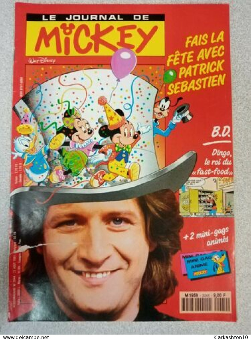 Le Journal De Mickey Nº 2044 / Août 1991 - Non Classés