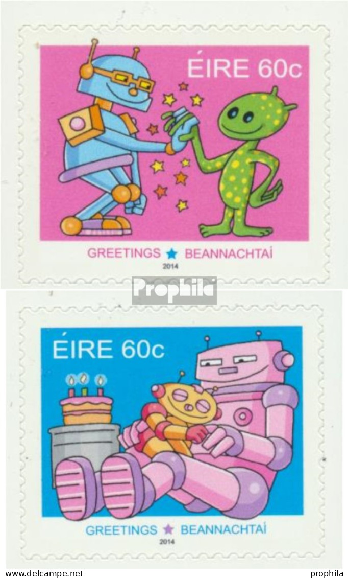 Irland 2076-2077 (kompl.Ausg.) Postfrisch 2014 Grußmarken - Unused Stamps