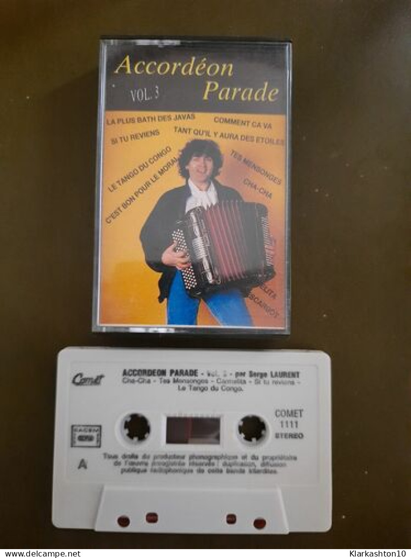 K7 Audio : Accordéon Parade Vol. 3 - Cassettes Audio