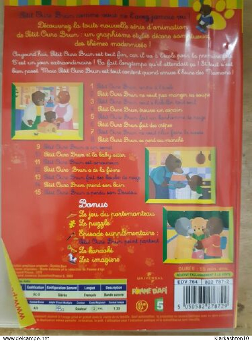 DVD Série Pour Enfants - Petit Ours Brun Entre à L'école - Otros & Sin Clasificación
