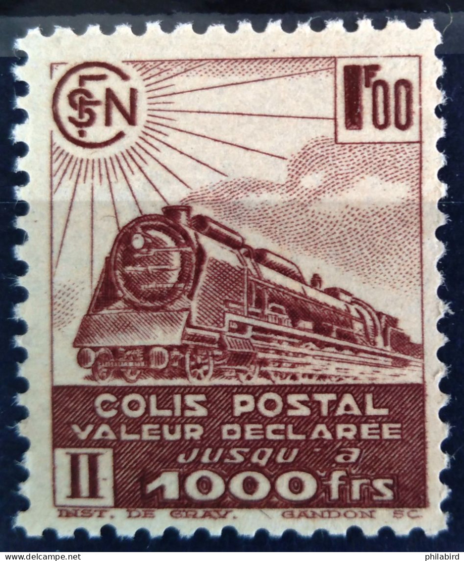 FRANCE                          COLIS POSTAUX   N° 187 B                        NEUF** - Nuevos