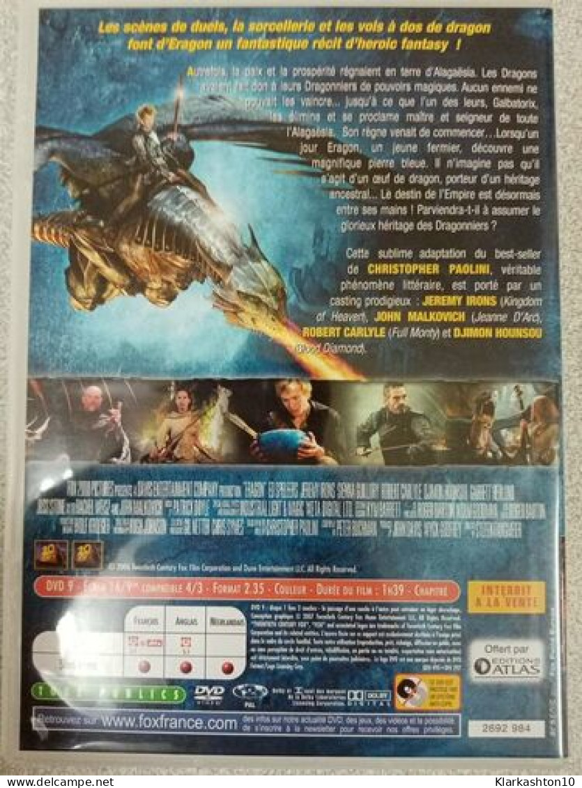 DVD - Eragon Son Destin : Sauver Le Royaume Son Alié : Des Dragons - Altri & Non Classificati