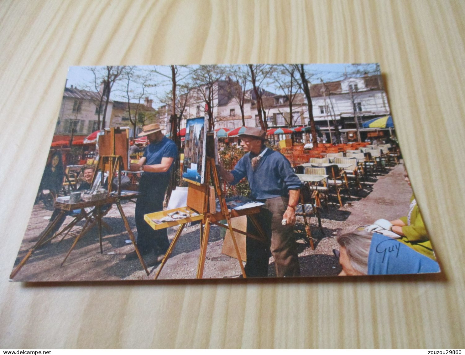 Paris (75).Montmartre - La Place Du Tertre - Carte Animée. - Sonstige & Ohne Zuordnung