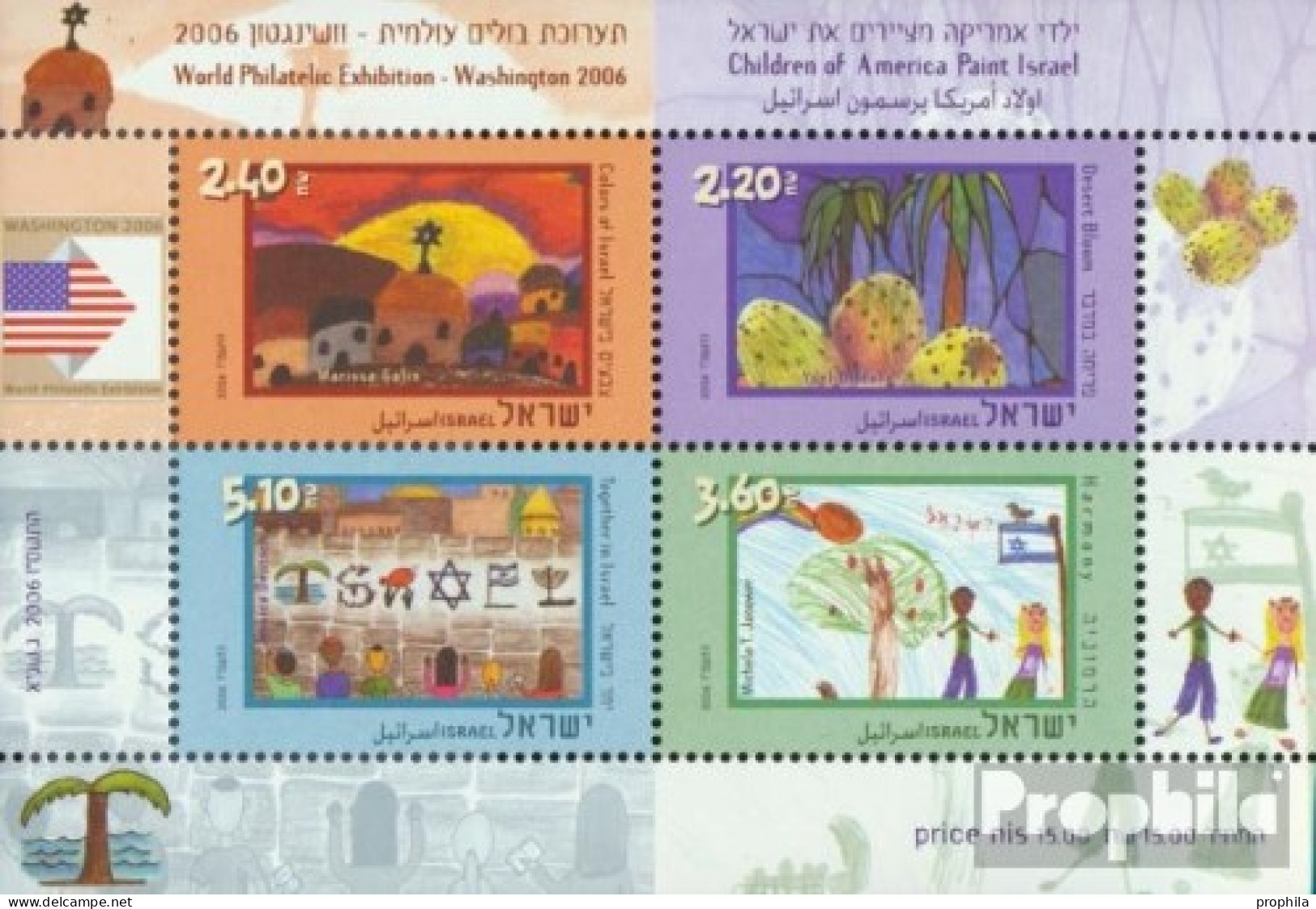 Israel Block74 (kompl.Ausg.) Postfrisch 2006 Briefmarkenausstellung - Nuevos (con Tab)